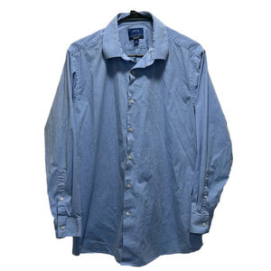 Apt. 9 Premier Flex Slim Fit Button-Up Shirt in Light Blue Neck 16-16.5 (32/33)